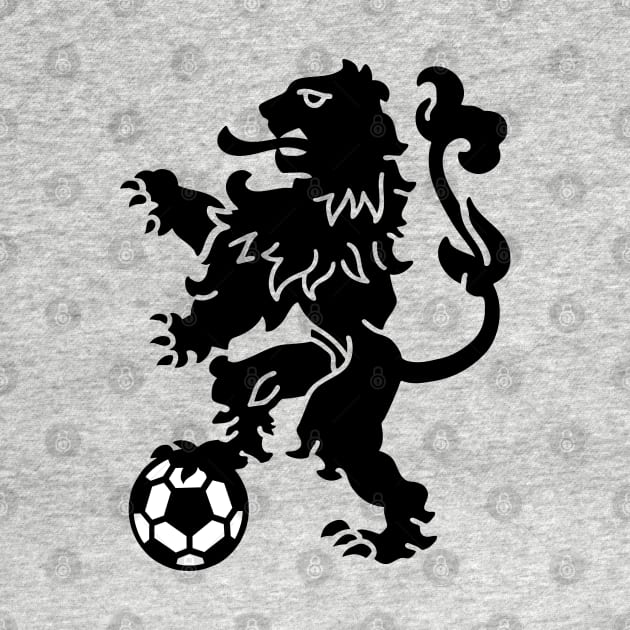 Dutch lion with soccer ball Netherlands soccer dutch soccer by LaundryFactory